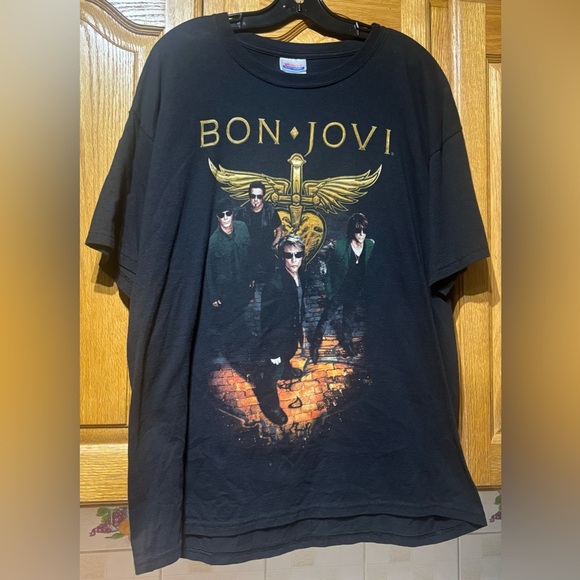 2011 Bon Jovi Live Tour Band Concert T-Shirt Men’s XL EUC - Picture 4 of 7